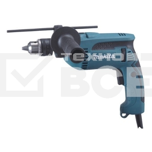 Дрель ударная Makita HP1640K 680Вт патрон:кулачковый реверс (кейс в комплекте)