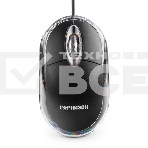 Мышь проводная Гарнизон GM-100 черный, 1000 dpi, USB, кнопки - 3, фото 1