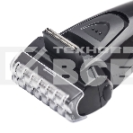 Электробритва Galaxy Line GL 4200, черный, аккумуляторная, сетки из ультратонкой японской стали, два независимых подвижных лезвия, плавающая головка, возможность промывки блока ножей и сеток, встроенный триммер для подравнивания висков, индикатор заряда, реверсная работа ножей, время непрерывной работы 45мин, дополнительный режущий блок и сетка в комплекте, щетка для чистки, фото4