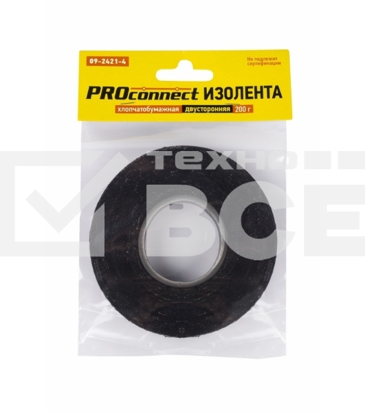 Изолента ХБ PROconnect 18 х 0,35 мм, (ролик 31,9 м/200 г) (2-ПОЛ)