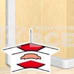 Угол внутренний Legrand 010605, переменный от 80° до 100°, для кабель-канала 105х50мм, фото 1