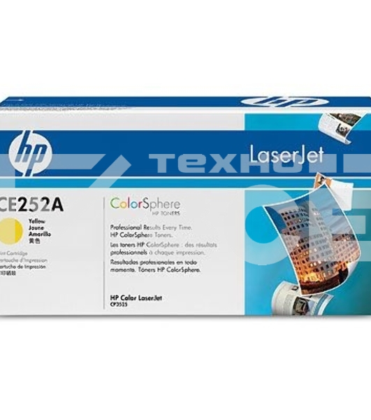 Картридж лазерный HP CE252A желтый для CLJ CM3530/CP3525 7000стр.