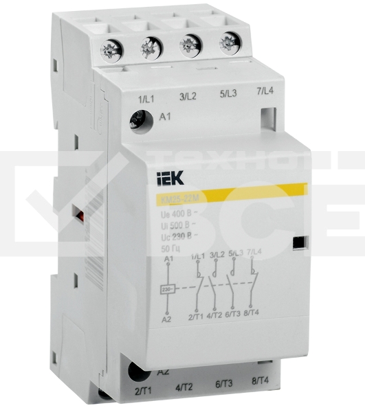 Контактор модульный Iek MKK11-25-22 КМ25-22М AC