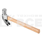 Молоток-гвоздодер Sparta 450 г боек 27 мм деревянная рукоятка, фото4