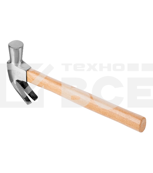 Молоток-гвоздодер Sparta 450 г боек 27 мм деревянная рукоятка