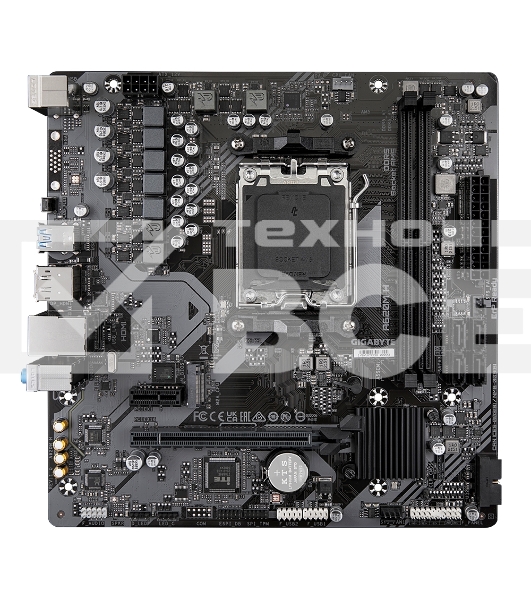 Материнская плата Gigabyte A620M H (V1.2), SocketAM5 AMD A620 2xDDR5 mATX AC`97 8ch(7.1) GbLAN RAID+VGA+HDMI