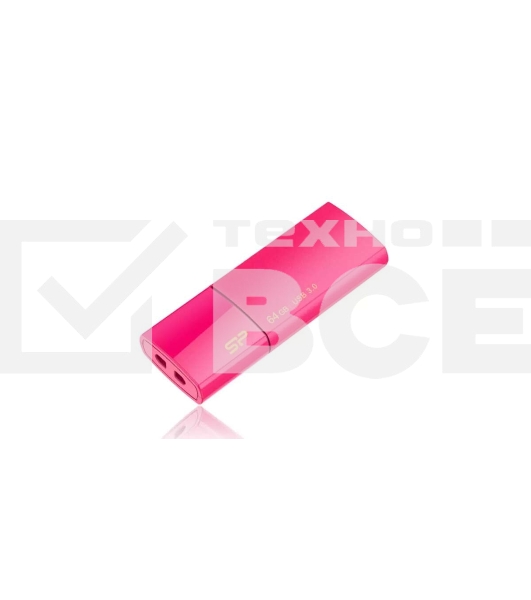 Флеш диск 64Gb Silicon Power Blaze B05, USB 3.0, Розовый