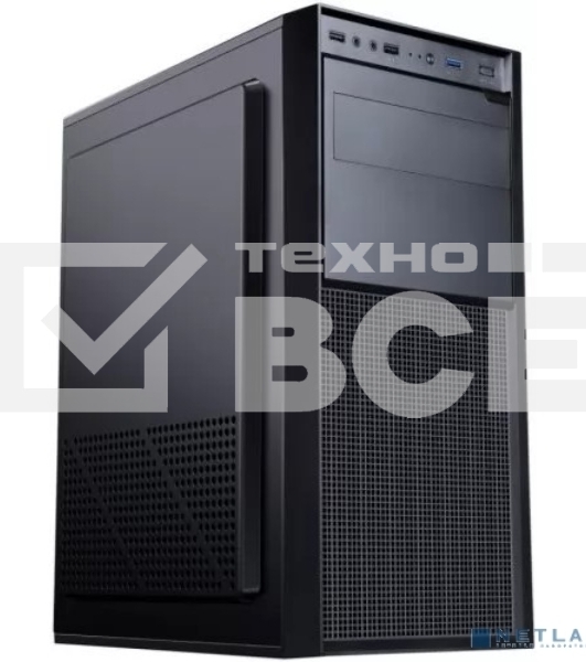 Компьютерный корпус Accord A-300 черный без БП ATX 1x120mm 2xUSB2.0 1xUSB3.0 audio