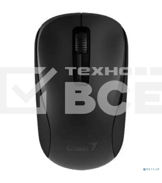 Мышь беспроводная Genius NX-7005 черный, 1200 dpi, радиоканал, USB, кнопки - 3