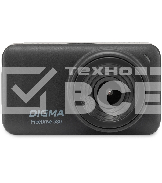 Видеорегистратор Digma FreeDrive 580 черный 4Mpix 1296x2304 1296p 140гр. GP2178