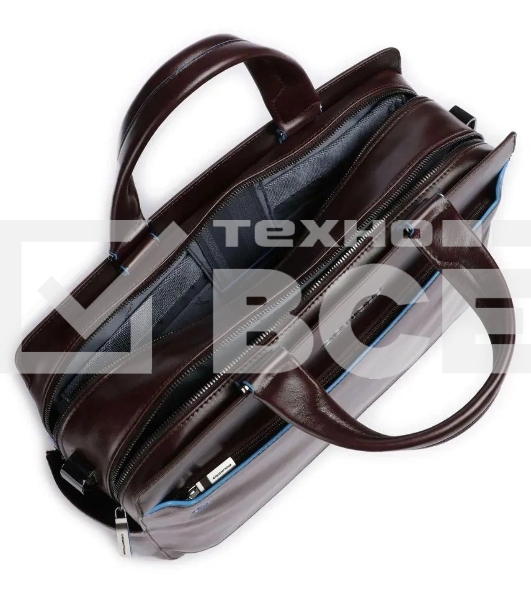 Сумка для ноутбука Piquadro Blue Square CA6590B2/MO, натур.кожа, красное дерево