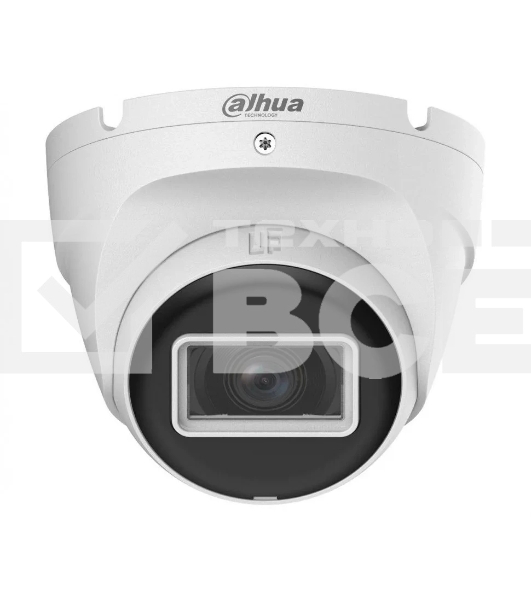 Камера видеонаблюдения аналоговая Dahua DH-HAC-T2A21P-U-0280B, 2.8-2.8мм, белый