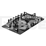Варочная поверхность Kuppersberg FG 36 B газ, High-Tech, 30 см, автоматический электроподжиг, газ-контроль, форсунки под сжиженый газ, SABAF конфорки, чугунные решетки, цвет черный, цвет фурнитуры черный, фото4