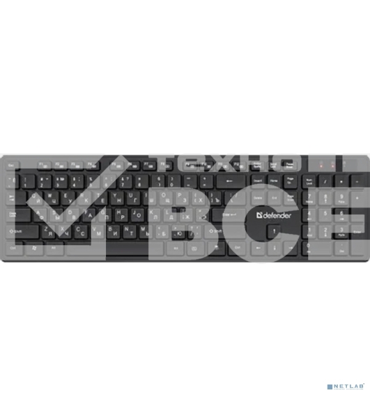 Комплект клавиатура + мышка Defender LIMA C-993 RU черный