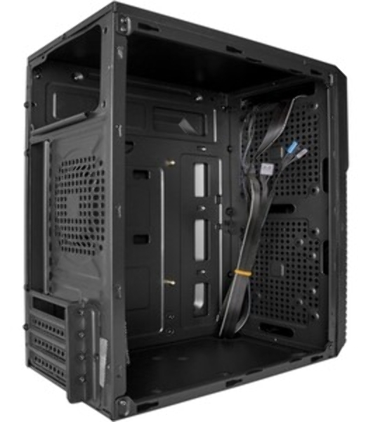 Компьютерный корпус Minitower ExeGate BAA-303-AAA400 (mATX, БП AAA400 с вент. 8см, 2хUSB, HD Audio, черный)