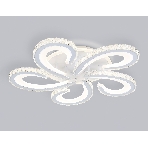 Потолочный светодиодный светильник Ambrella light FA1703/5 WH/CH белый/хром 149W 3000K-6400K 540*540*90 (ПДУ РАДИО 2.4G), фото6