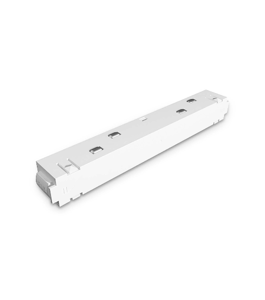 GL3629 WH белый коннектор питания прямой для шинопровода IP20 48V 215*18*18