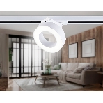 Трековый однофазный светодиодный светильник Ambrella light GL6866 WH белый LED 15W 4200K D115*80, фото5