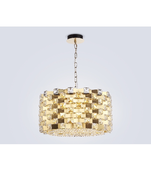 Люстра Ambrella light LH41003/12 BS/CL латунь/прозрачный E14*12 max 40W D540*290