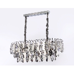 Светильник Ambrella light TR5259/10 CH/CL хром/прозрачный E27*10 max 40W 800*300*270, фото3