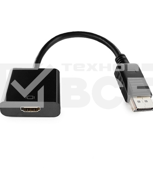Переходник DisplayPort - HDMI Cablexpert A-DPM-HDMIF-002, 20M/19F, пакет