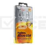 Кабель USB 2.0 Cablexpert CC-G-mUSB02Gy-1.8M, AM/microB, серия Gold, длина 1.8м, титан, блистер, фото2