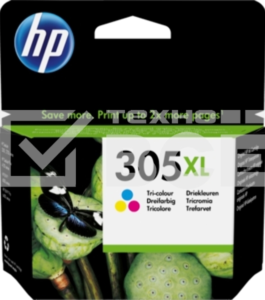 Картридж струйный HP 305XL 3YM63AE многоцветный (200стр.) для HP DJ 2320/2710/2720