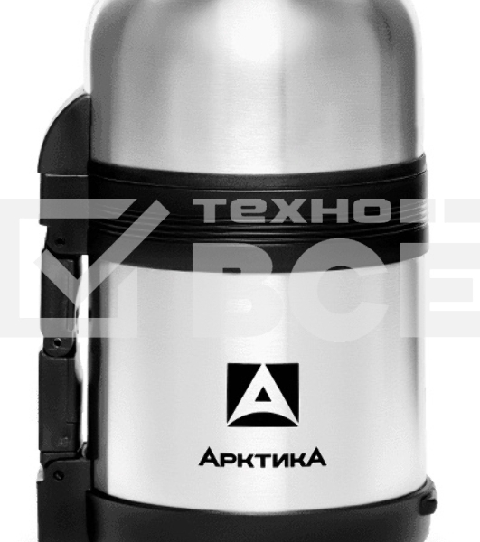 Термос Арктика 201-600 универсальная пробка, 0,6 л, с ручкой + чашка, холод/тепло 18 ч