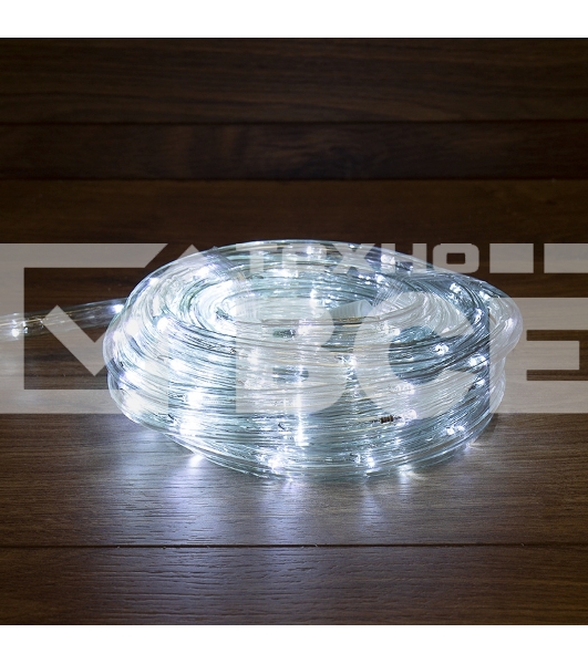 Дюралайт LED, фиксинг (2W), 24 LED/м, белый, 25 м