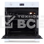 Духовой шкаф встраиваемый полноразмерный Evelux EO 650 PW, 60 см, 9 режимов, 70л, белое стекло, фото5