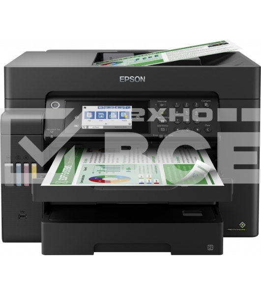 МФУ струйный Epson L15150, (A3, ADF, duplex, 35 стр./мин., Ethernet, Wi-Fi черный)