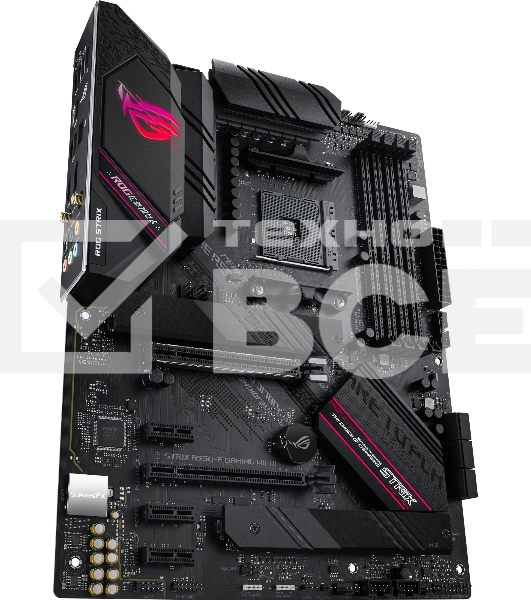 Материнская плата ASUS ROG STRIX B550-F GAMING WIFI II, AM4, AMD B550, 4xDDR4, 6xSATA, 2xM.2, 1xPCIe 3.0 x4, 1xPCIe 4.0 x16, 3xPCIe x1, 1xDP, 1xHDMI, 1x 2.5Gb LAN, 1xUSB-A 3.2 Gen 2, 2xUSB-A 3.2 Gen 1, 1xUSB-C 3.2 Gen 2, 5x3.5 мм, 7.1, ATX