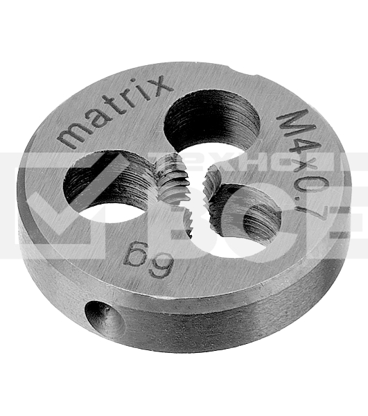 Плашка MATRIX М4x0,7 мм, Р6М5 77071