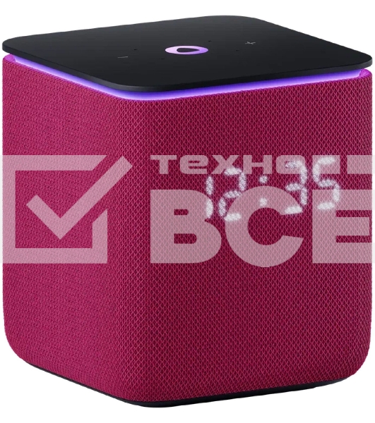 Умная колонка Яндекс Станция Миди, ZigBee, 24Вт, с голосовым ассистентом Алиса на YaGPT, малиновый
