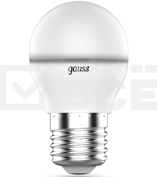 Лампа Шар G45 6W E27 RGBW димирование LED 1/100