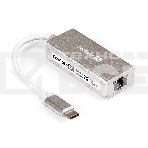 Кабель-адаптер ExeGate EXE-725C-45 (USB3.0 Type C --> 1xRJ45 UTP 100Mbps/1000Mbps/2.5Gbps, Realtek Chipset RLT8156, корпус алюминиевый, серебристый), фото2