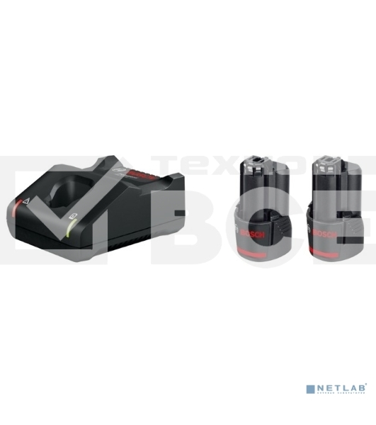 Набор Bosch GBA 12 В 2.0 A*ч + ЗУ GAL12V-40 (1600A019R8)  2 акк 12 В 2,0 Ач