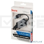 Разветвитель USB 2.0 Buro BU-HUB4-0.3-U2.0-Splitter 4порт. черный, фото4