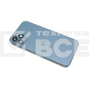 Задняя крышка (корпус) в сборе с рамкой для Apple iPhone 12 Pro синяя