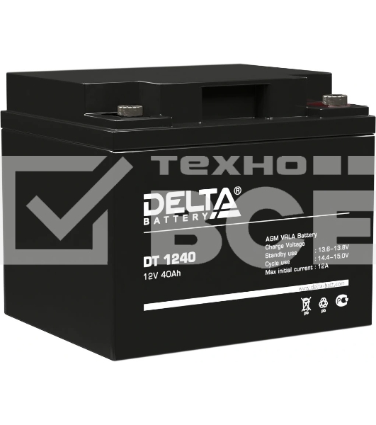 Батарея Delta DT 1240 (12V, 40Ah)