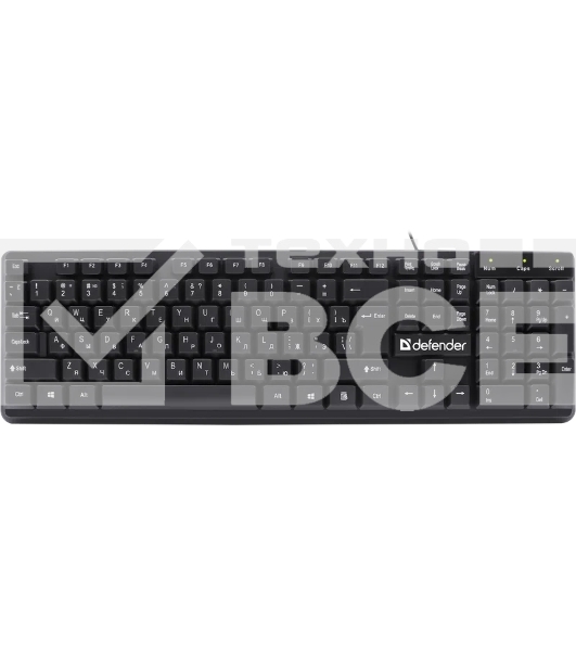 Клавиатура Defender Symbol HB-559 RU проводная USB чёрный