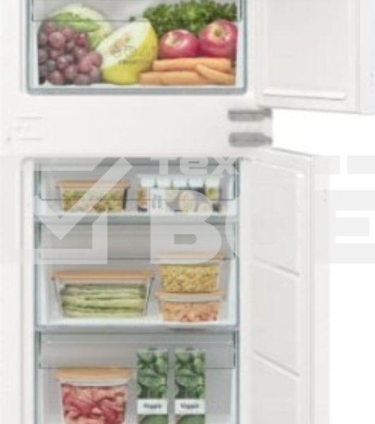 Встраиваемый холодильник Gorenje NRKI517141 белый двухкамерный 175/68 л морозилка снизу, No Frost