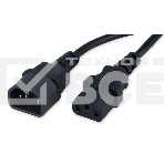 Кабель питания Гарнизон GPC-189-0.5-1.8M, C13-C14, 3x0.5мм2, 6А, CCA, с заземлением, 1.8м, черный, пакет, фото4