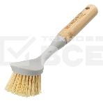 Щетка для посуды круглая d 60х230 мм, бамбуковая рукоятка, Home Palisad, фото12