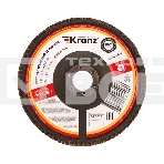 Круг лепестковый торцевой Kranz P40, 150х22,2 мм, фото 1