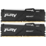 Оперативная память Kingston Fury Beast, DDR5, 64Gb (2x32Gb), 6000MHz, CL36, DIMM, с радиаторами, RGB, черный, фото13