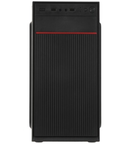Компьютерный корпус Minitower ExeGate BAA-303M-AAA400 (mATX, БП AAA400 с вент. 8см, 2*USB, HD Audio, черный)