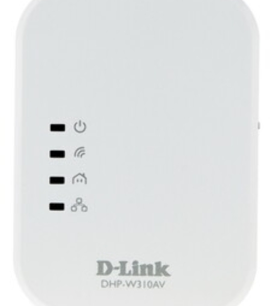 Беспроводной PowerLine-адаптер D-Link DHP-W310AV N300 с поддержкой HomePlug AV
