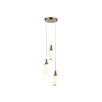 Светильник Ambrella light LH55272/3 BS/FR латунь/белый матовый E14 max 40W D230*1200, фото9