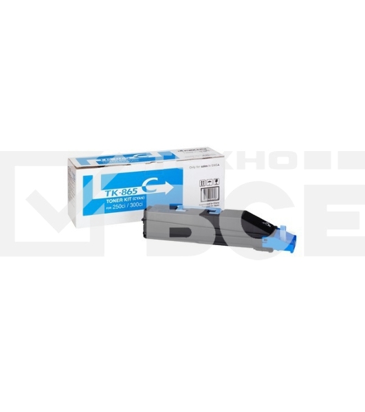 Картридж лазерный Kyocera TK-865C (1T02JZCEU0) голубой для TASKalfa 250ci/300ci 12000 стр.